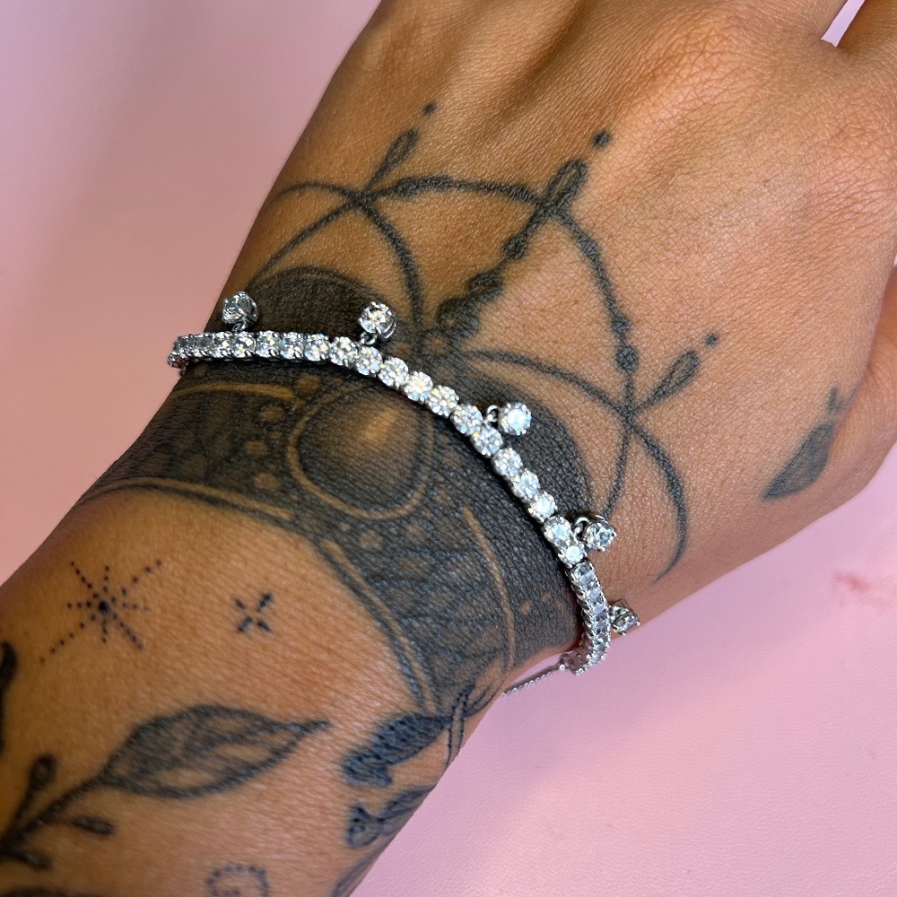 Swarovski Adjustable Tennis Bracelet Gem